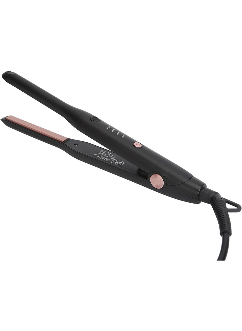 jaexest Mini Ceramic Flat Iron for Short Hair – Pencil Slim Straightener with Adjustable Temperature, Fast Heat Up for Pixie Cuts, Bangs, Beard & Styling – Small Flat Iron for Women & Men - Image 1