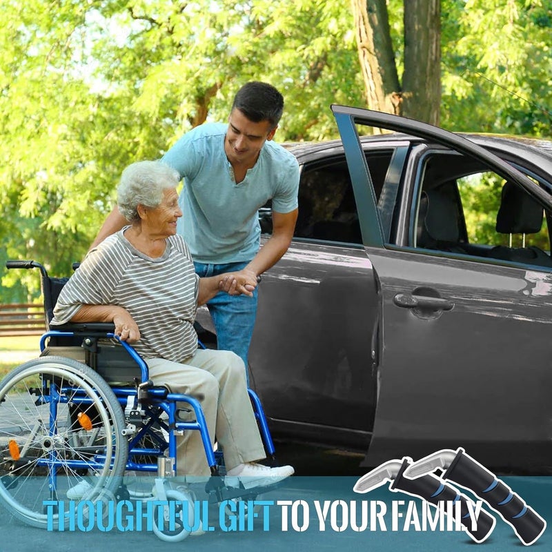 Milifox Car Door Handle for Elderly Car Handle Assist Support Portable Auto Grab Handles for Handicap Seniors 2 pcs - Image 3