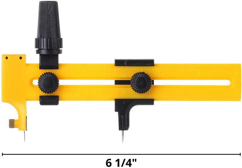 Worison 10-150 mm Circle Cutter Circle Rotary Tool Trimmer Round cutter for Cutting Paper Art and Craft - Image 2