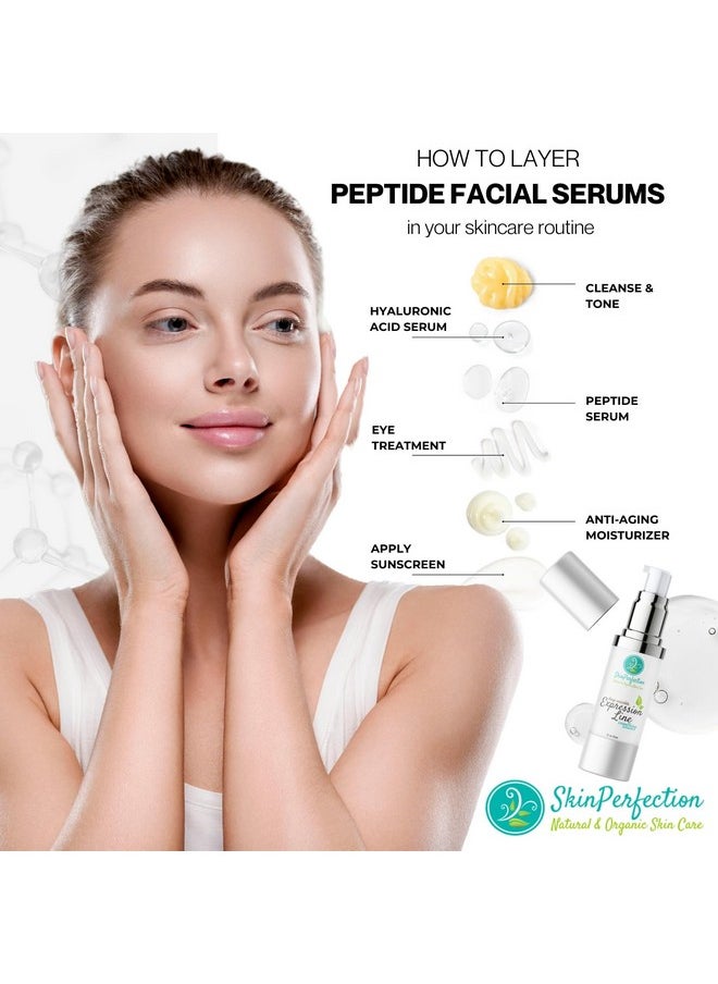 سكين بيرفيكشن مصل مكافحة التجاعيد العميقة من Expression Line Matrixyl 3000 Argireline Synake Snap 8 Spin Trap حمض الهيالورونيك وأقدام الغراب وبشرة الجبين  - Image 4