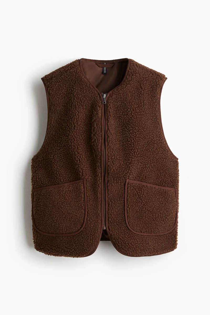 H&M Teddy gilet