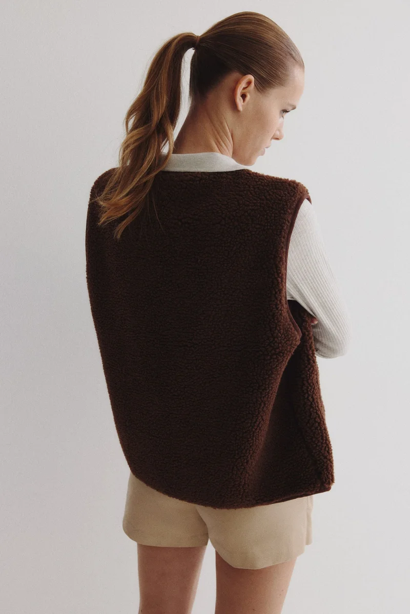 H&M Teddy gilet