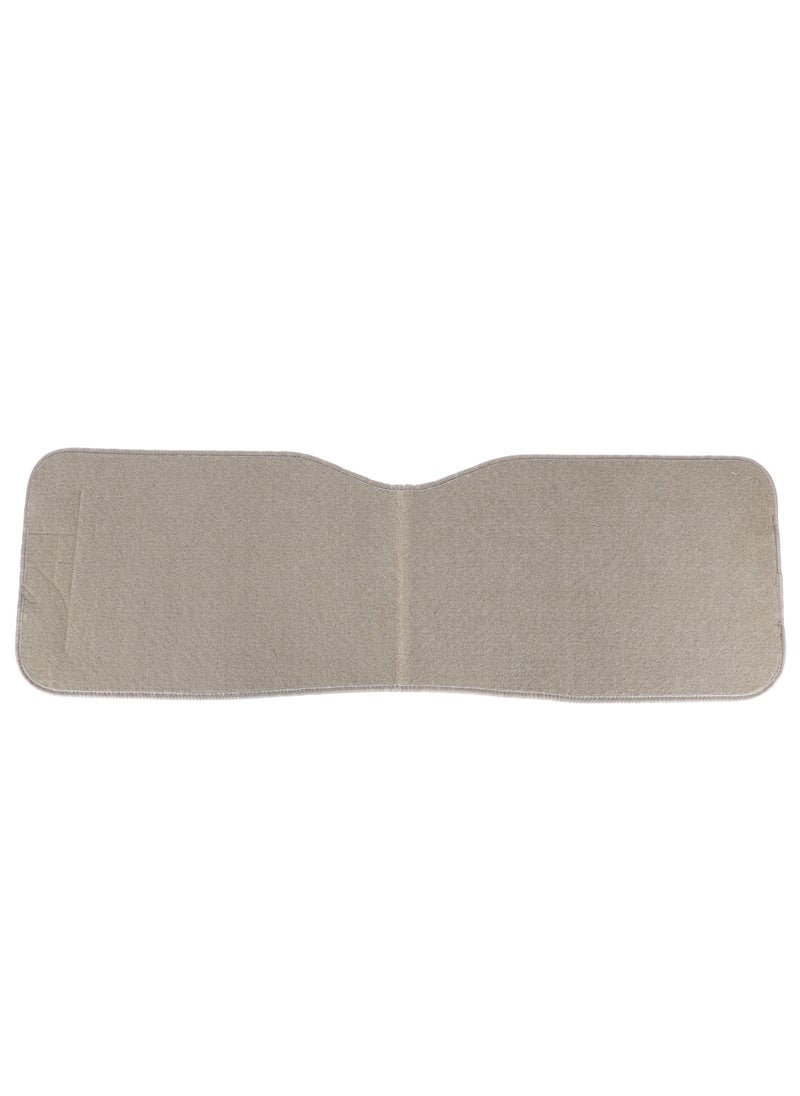 Epsilon - Epsilon Car Mat Set- EPSCM1588/ 3 Piece Pack, Perfect for SUVs Cars, Excellent Floor Grip and Anti-Slip Design/ Stylish Floor Protection, Universal Size and Easy to Clean/ Beige - Image 1