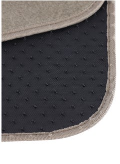 Epsilon Epsilon Car Mat Set- EPSCM1588/ 3 Piece Pack, Perfect for SUVs Cars, Excellent Floor Grip and Anti-Slip Design/ Stylish Floor Protection, Universal Size and Easy to Clean/ Beige  - Image 4