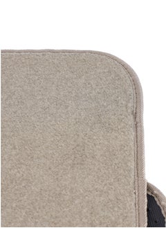 Epsilon Epsilon Car Mat Set- EPSCM1588/ 3 Piece Pack, Perfect for SUVs Cars, Excellent Floor Grip and Anti-Slip Design/ Stylish Floor Protection, Universal Size and Easy to Clean/ Beige  - Image 5