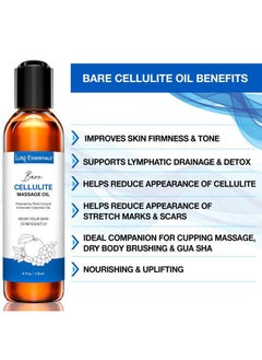 Lure Essentials Hydrating Cellulite Body Massage Oil Stretch Mark Oil - 6 fl oz  - Image 4
