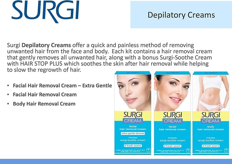 Surgiwax - Facial Hair Removal Cream 1 oz x 2 pack - Image 4