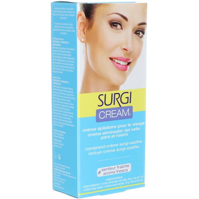 Surgiwax - Facial Hair Removal Cream 1 oz x 2 pack - Image 1