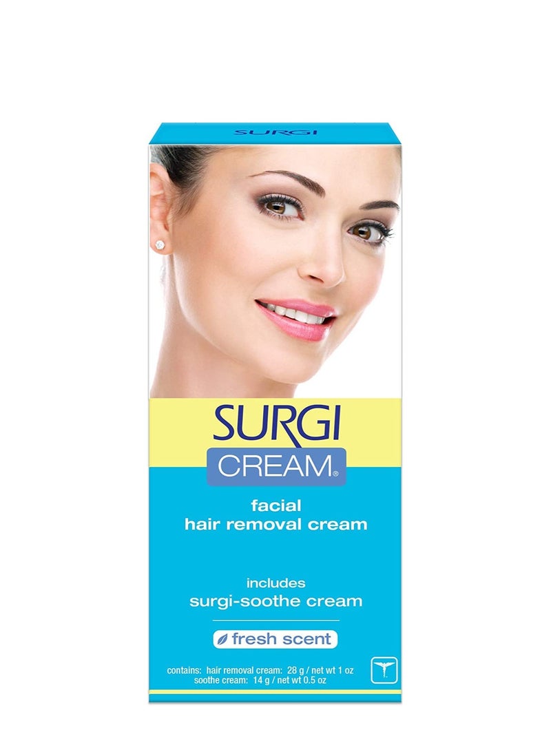 Surgi Surgi Facial Hair Removal Cream 1 oz x 2 pack - Image 1