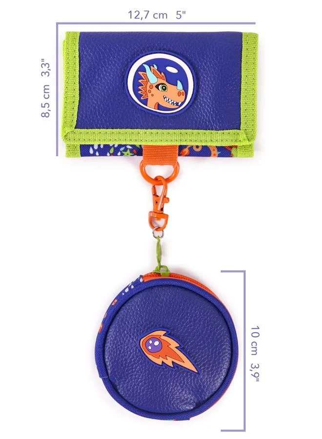 Milk&moo Boys Wallet and Coin Purse, Ponix