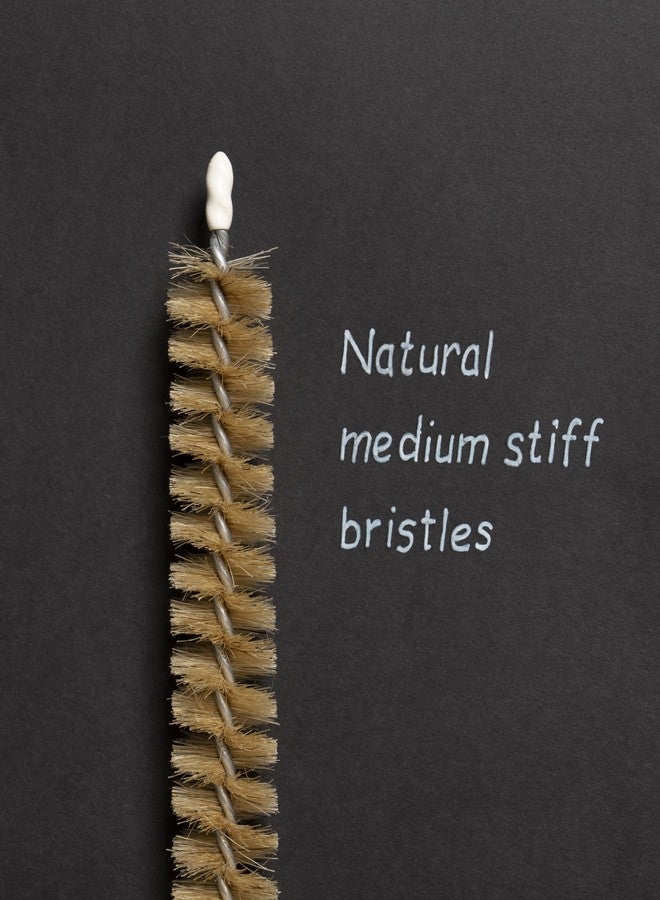 Konex 45 Inch (115cm) Premium Flexible Medium-Stiff Natural Bristle Radiator, Coil and Vent Brush with Wood Handle - Image 2