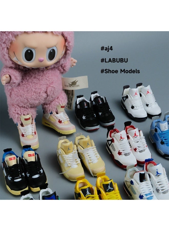 نيبمينينت - لابوبو Labubu دمى ملابس AJ صناديق مدهشة لنماذج الأحذية الرياضية - Image 1