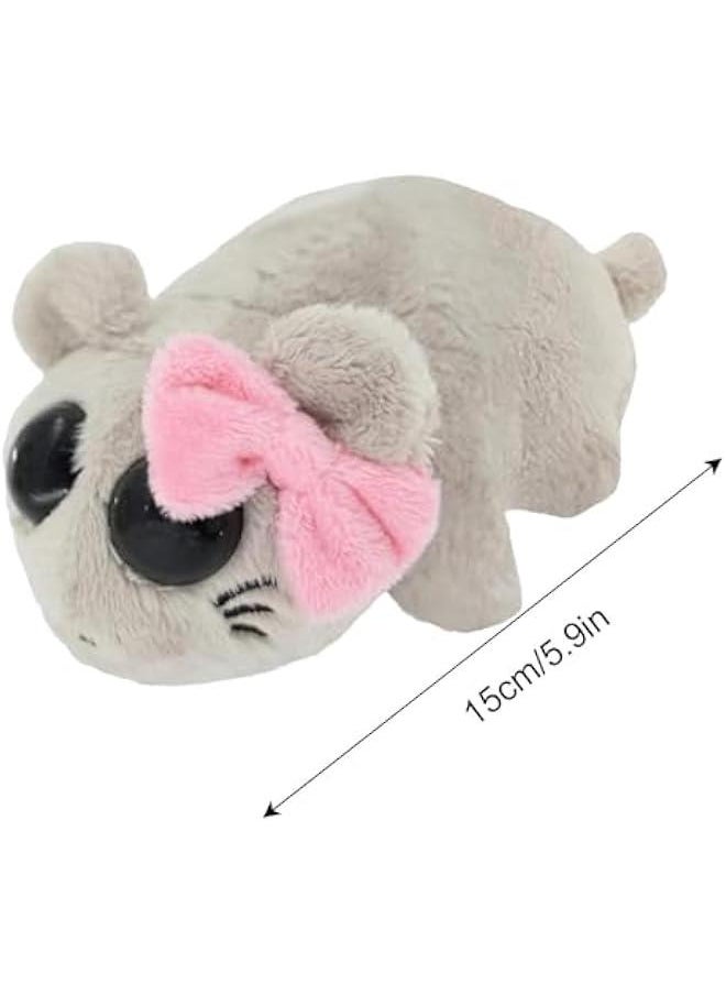 null - Sad Hamster Meme Plush Toy, Sad Hamstere Stuffed Animal Doll, Sad Hamster Plush, Pink Bow Toy Hamster With Built-in Violin Sound, Stuffed Animal Plushes For Kids,Hamster Plush For Cuddly Experience - Image 1
