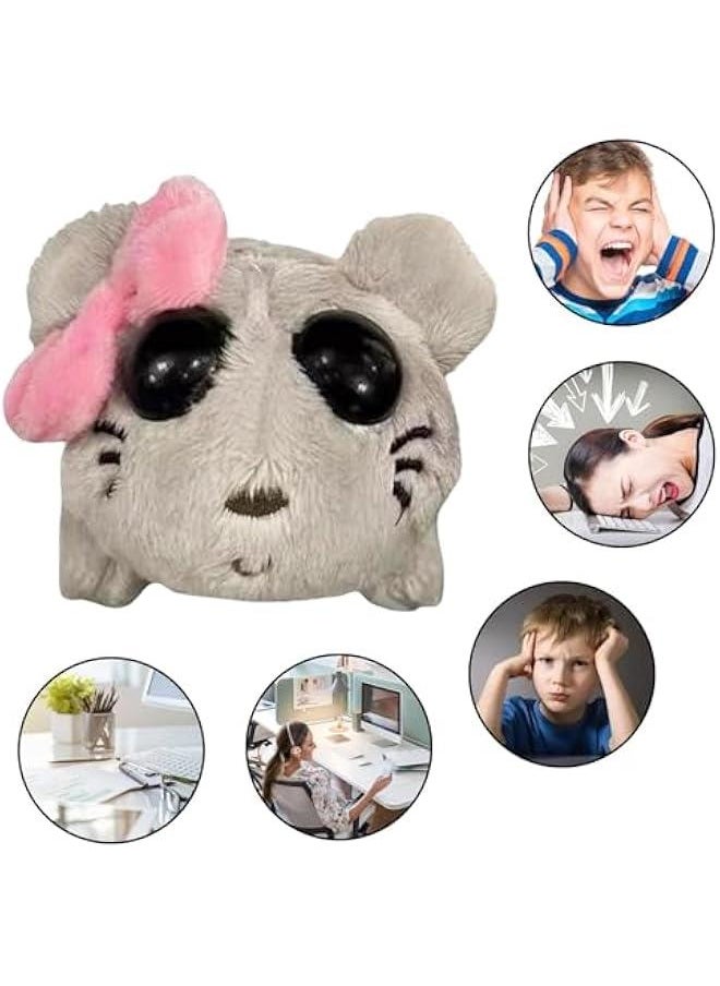 null - Sad Hamster Meme Plush Toy, Sad Hamstere Stuffed Animal Doll, Sad Hamster Plush, Pink Bow Toy Hamster With Built-in Violin Sound, Stuffed Animal Plushes For Kids,Hamster Plush For Cuddly Experience - Image 1