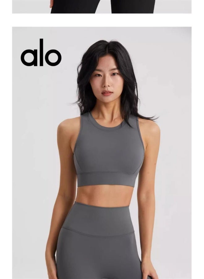 alo Alo High-Intensity Shockproof Racerback Fitness Yoga Bra  - Image 3