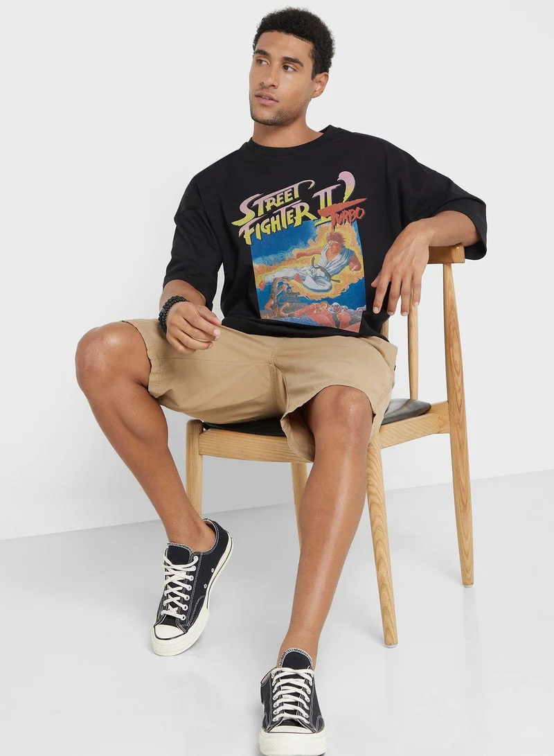 Street Fighter Street Fighter Oversize T-Shirt
