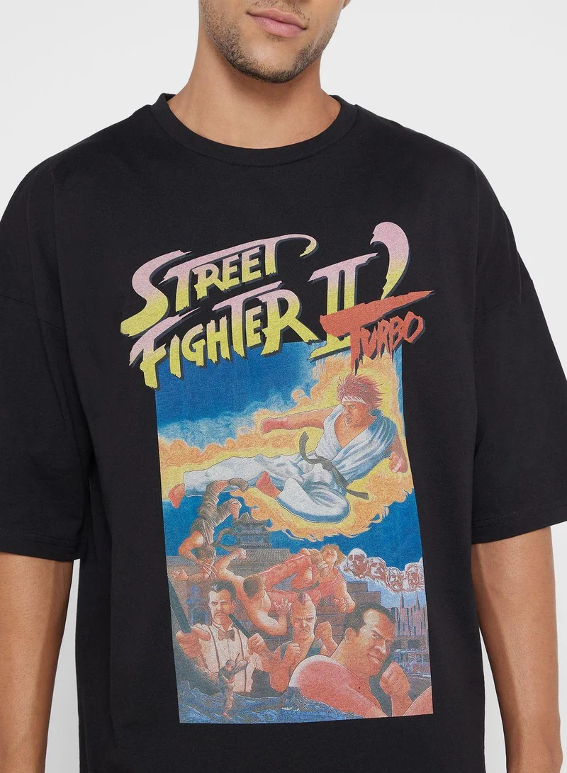 Street Fighter Street Fighter Oversize T-Shirt