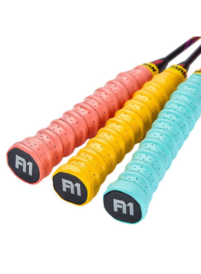Taan Badminton Racket Grip Tape, Sweat-absorbing, Pu Comfortable Shock-absorbing Non-slip Grip Tape, 3-pack Twq3c - Image 3