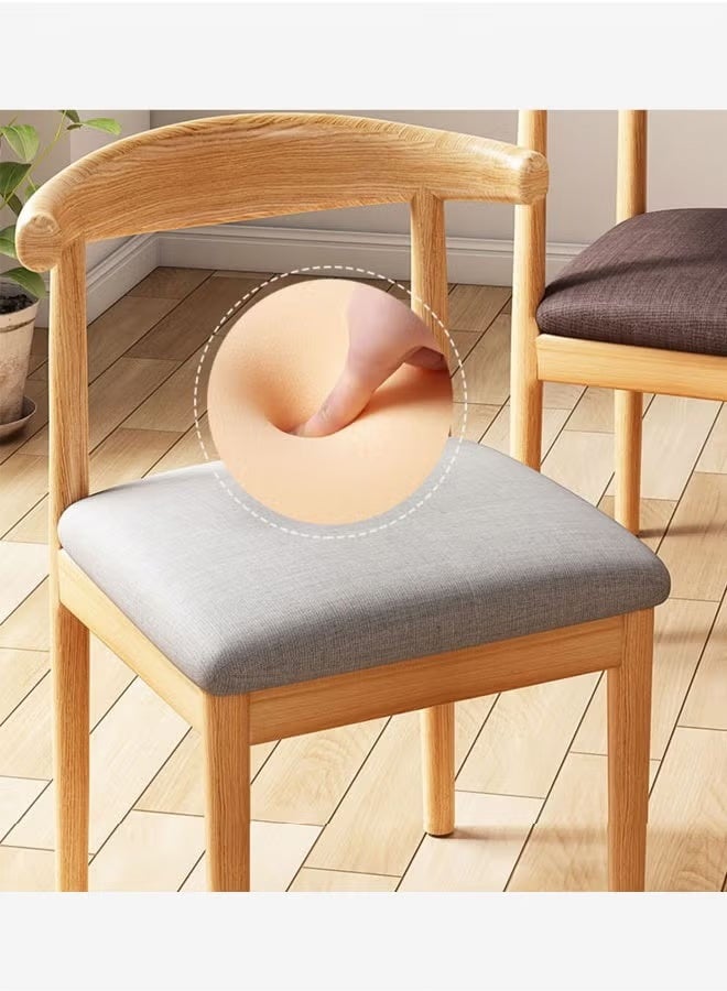 Generic Kitchen Chairs Dining Chair Modern Dining Chair Multifunctional Kitchen Chairs Curved Backrest Dining Chair For Office, Kitchen, Dining, Bedroom, Living Room Side Chair  - Image 4