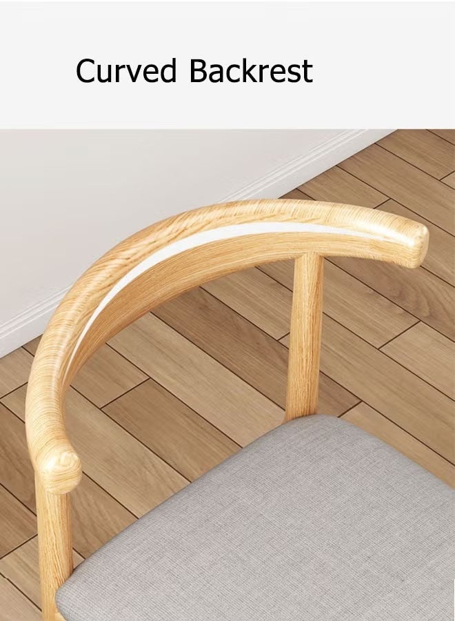 Generic Kitchen Chairs Dining Chair Modern Dining Chair Multifunctional Kitchen Chairs Curved Backrest Dining Chair For Office, Kitchen, Dining, Bedroom, Living Room Side Chair  - Image 5