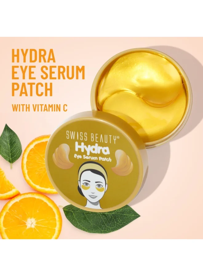 Swiss Beauty Swiss Beauty Hydra Anti Wrinkle Eye Serum Patch| Treats Dark Circles, Fine Lines And Wrinkles | Enriched With Collagen And Aloe Vera Extract | Shade - 02 Gold, 60 Pcs
