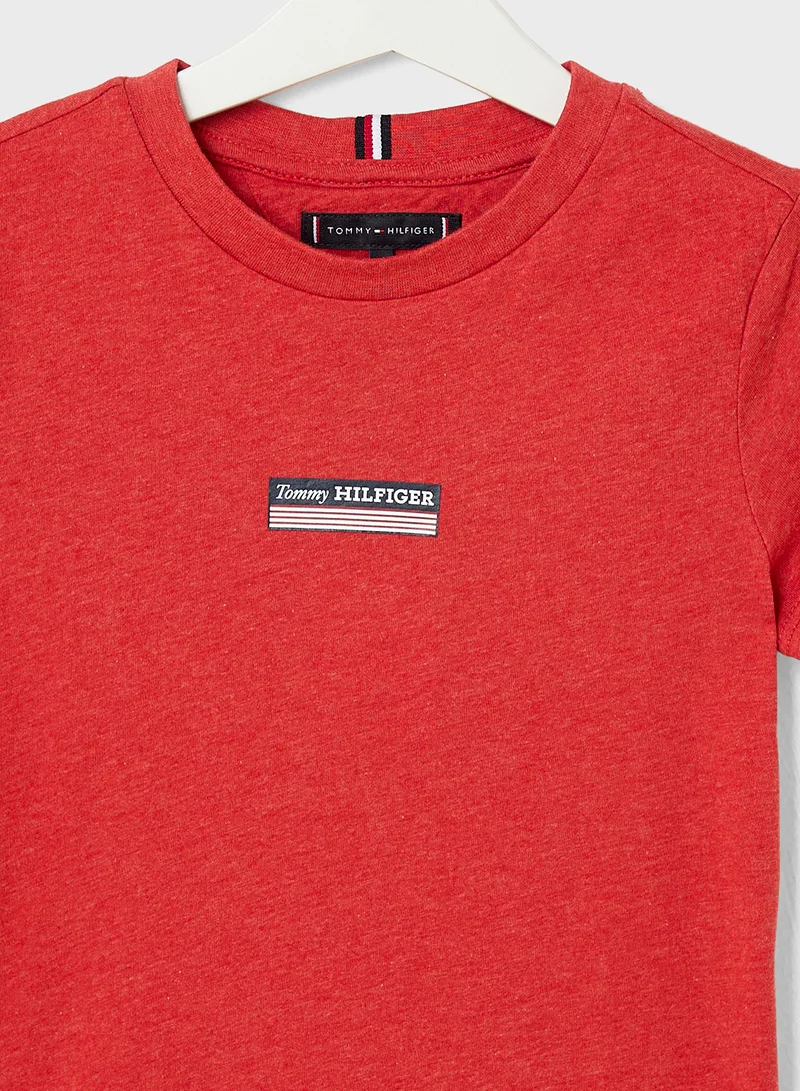 تومي هيلفيغر Kids Monotype Essential Regular T-Shirt