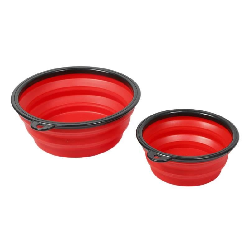 Collapsible Pet Bowl Silicone Portable with Portable Travel Silicone Build and Outdoor Use for dogs cats walks and outdoor feeding Blue - Image 5