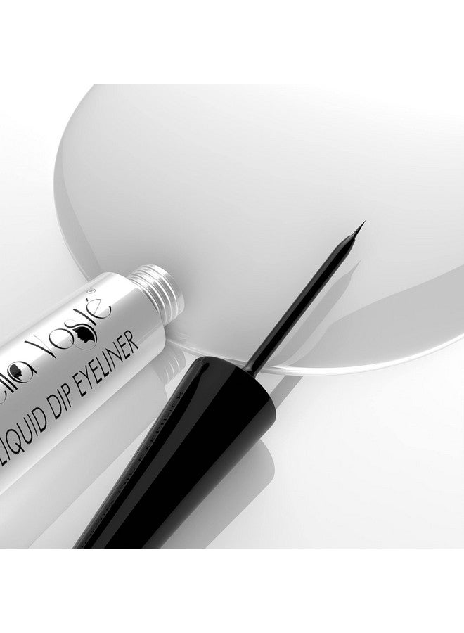 بيلا فوست محدد عيون سائل يدوم لمدة 24 ساعة، سهل الانزلاق، مقاوم للماء، مقاوم للتلطخ، لم يتم الإساءة إلى الحيوانات لتصنيعه، صنع في الهند، ثلج ناعم (02) أبيض - Image 3