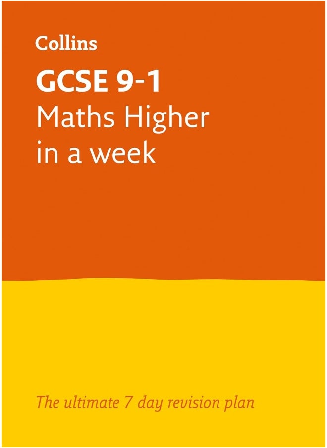 Letts GCSE 9-1 Revision Success - GCSE 9-1 Maths Higher in a Week  - Image 1