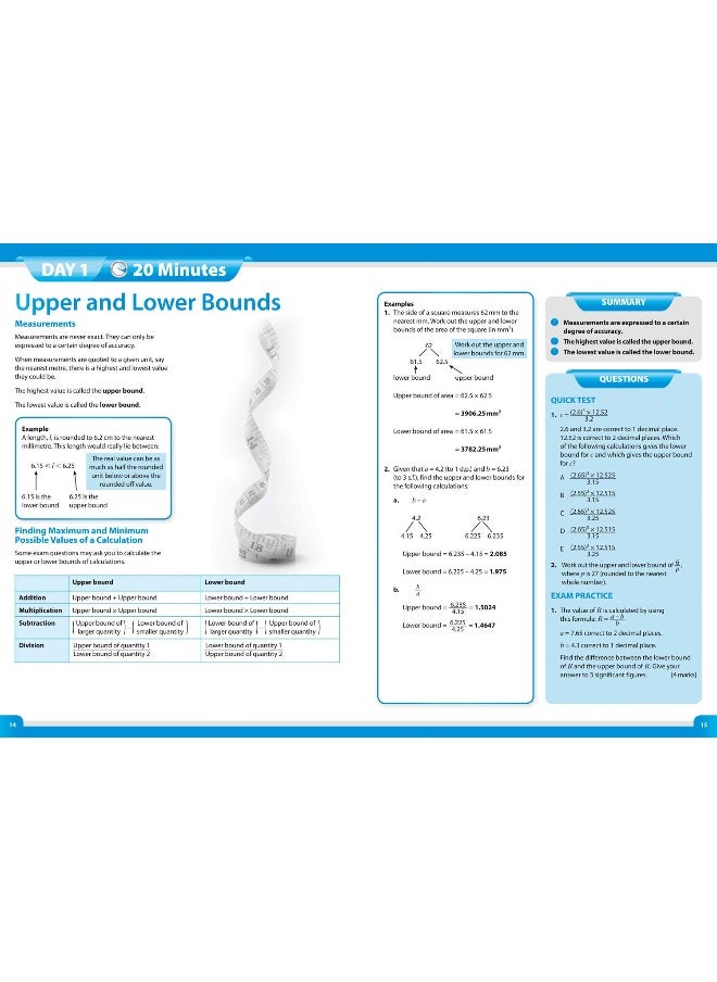 null - Letts GCSE 9-1 Revision Success - GCSE 9-1 Maths Higher in a Week - Image 1