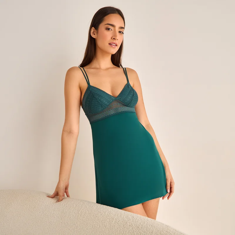 Splash FAV Lace Panel Babydoll