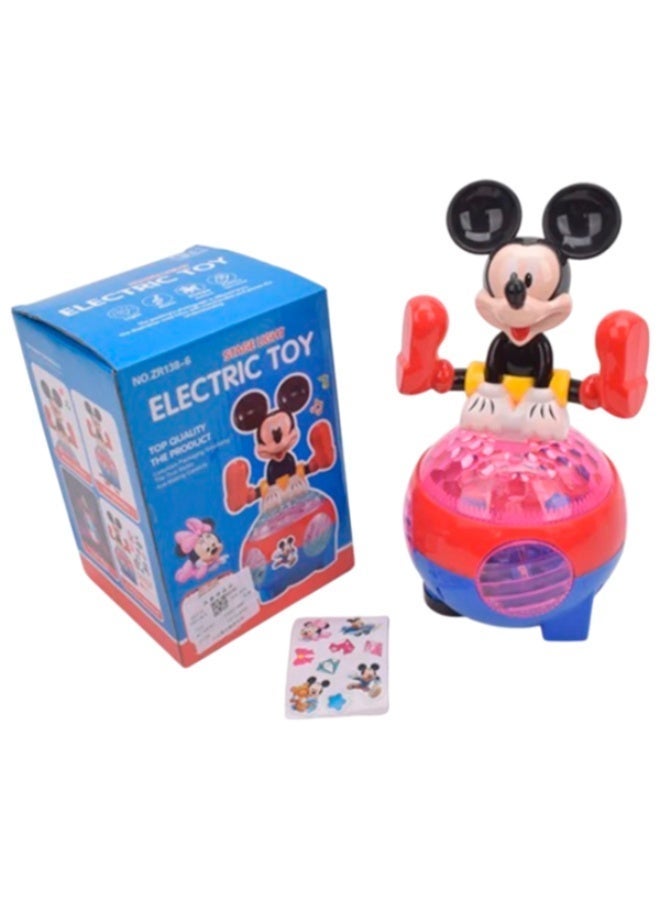 MICKEY MOUSE Cute Cartoon Mouse Electric Dancing Toy with Colorful LED Disco Lights and Music - Interactive Musical Toy for Kids - Image 2