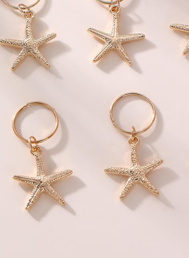 Take Two Set of 6 - Starfish Hair Charms - Image 3