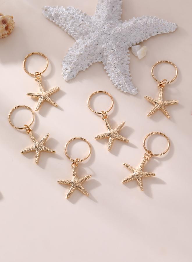 Take Two Set of 6 - Starfish Hair Charms - Image 4