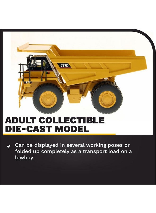 Diecast Masters Diecast Masters 1:50 Scale Caterpillar 777D Off-Highway Truck | Core Classics Series Cat Trucks & Construction Equipment Model 85104C  - Image 3