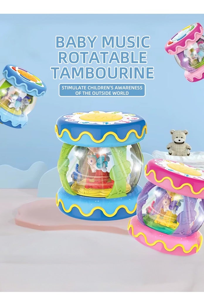 هوانجر لعبة كارسيل دوّارة موسيقية للأطفال – لعبة دوّامة تفاعلية بالأضواء والموسيقى – آمنة وخالية من BPA - Image 3