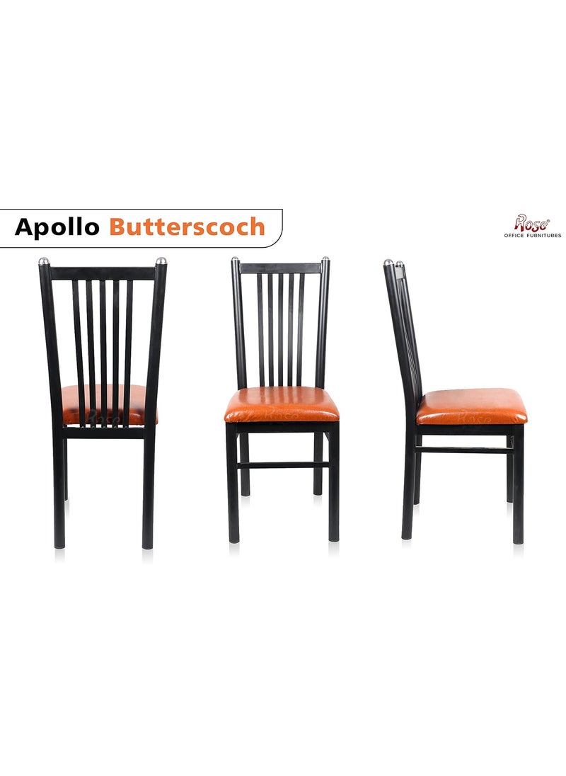 Rose ROSE Apollo Dinning Chairs for Kitchen Dining Room Dining Room Furniture Dining Chairs with Cushion Dining Chair for Home Kitchen and Dining Butterscotch  - Image 3