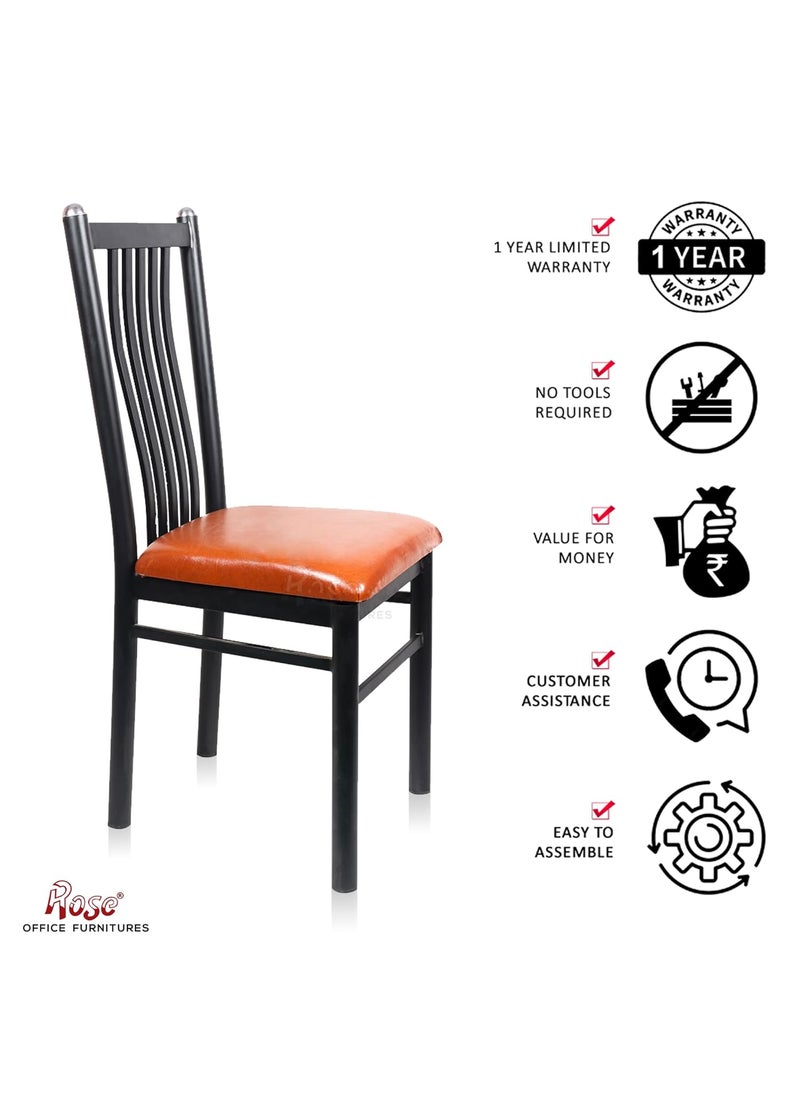 Rose ROSE Apollo Dinning Chairs for Kitchen Dining Room Dining Room Furniture Dining Chairs with Cushion Dining Chair for Home Kitchen and Dining Butterscotch  - Image 4