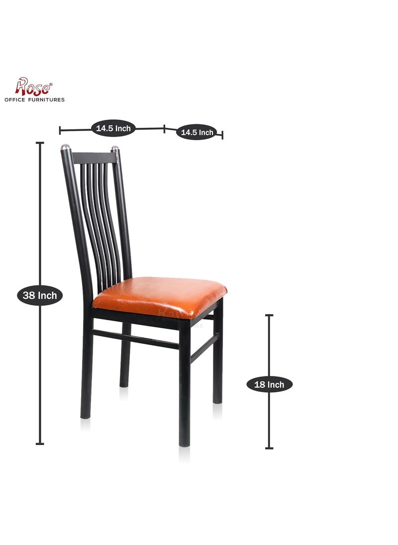 Rose ROSE Apollo Dinning Chairs for Kitchen Dining Room Dining Room Furniture Dining Chairs with Cushion Dining Chair for Home Kitchen and Dining Butterscotch  - Image 2