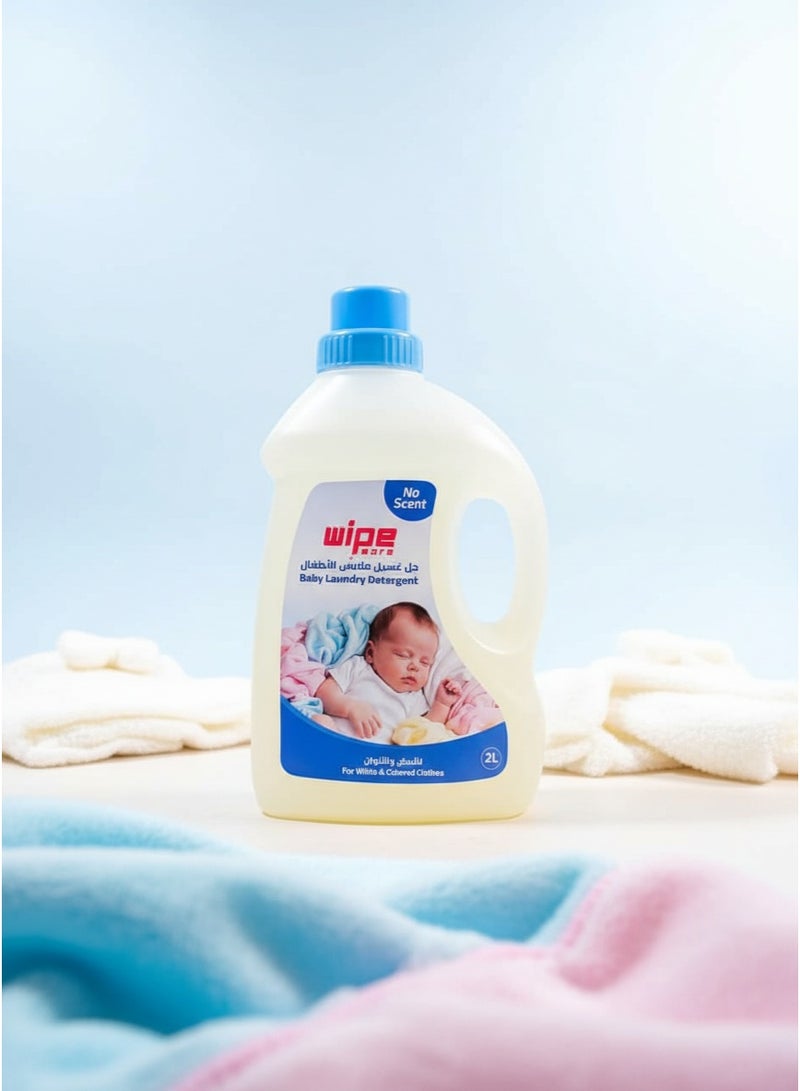 Wipe More Baby Laundry Detergent No scent 2L - Image 1