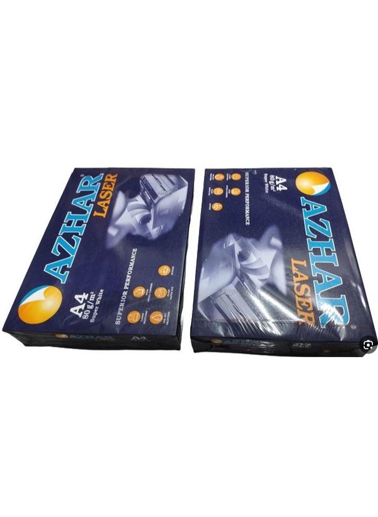 Azhar A4 Azhar printing and copying paper 80g 1 ream 500 sheets  - Image 2