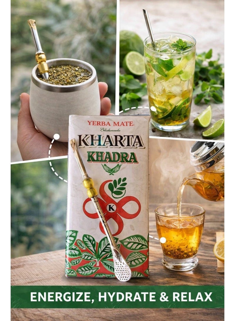Yerba Mate Syrian Mate White MAP 250g + Free Lollipop | Authentic Refreshing Flavor & Premium Quality for Daily Energy - Image 3