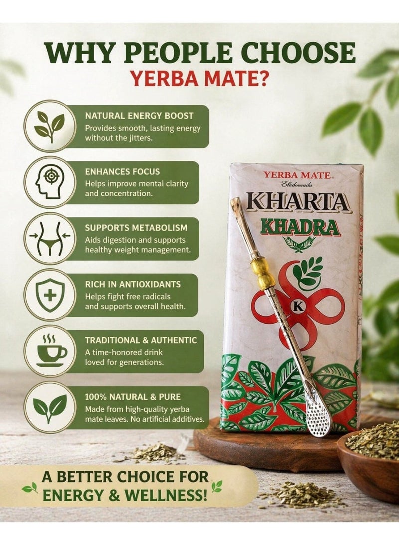 Yerba Mate Syrian Mate White MAP 250g + Free Lollipop | Authentic Refreshing Flavor & Premium Quality for Daily Energy - Image 4