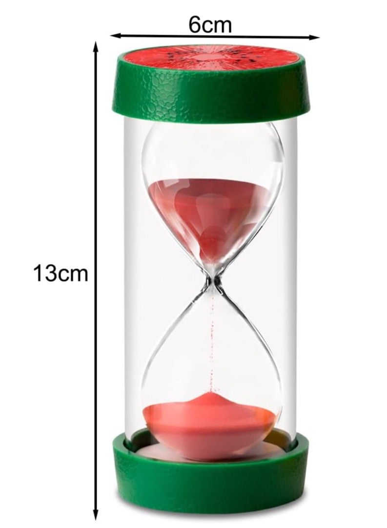 Rubik Sand Timer 30 Minutes Kiwi Fruit Theme Hourglass For Home Office Kitchen Decor Gift For Kids 30 Min  - Image 3