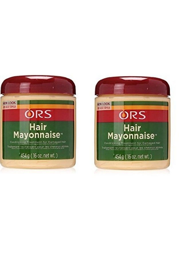 ORS HAIRestore Ors Hair Mayonnaise Treatment 16Oz Jar (2 Pack) - Image 1