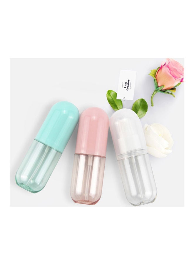 NIBEMINENT 3-Piece Mini Refillable Empty Spray Bottles Multicolour - Image 2