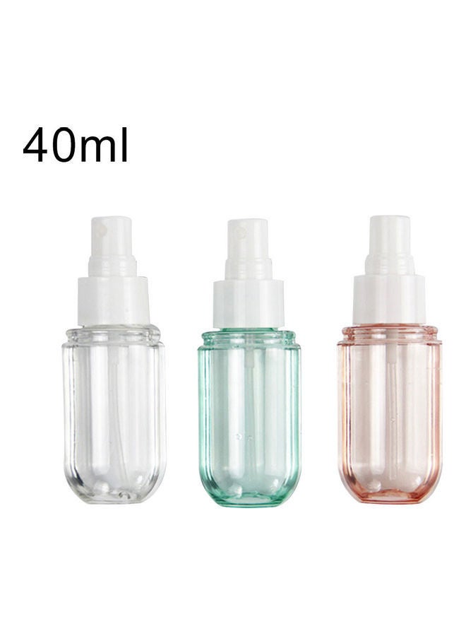 NIBEMINENT 3-Piece Mini Refillable Empty Spray Bottles Multicolour - Image 4