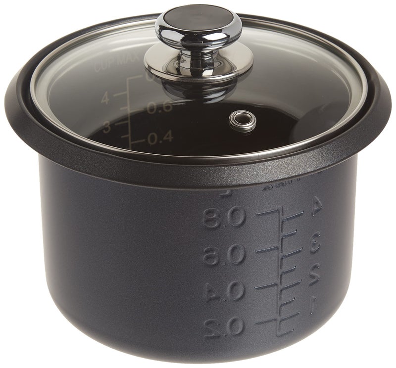 Cuisinart طباخ الأرز كوزينارت CRC-400P1 سعة 4 أكواب، هيكل خارجي من الفولاذ المقاوم للصدأ - Image 4