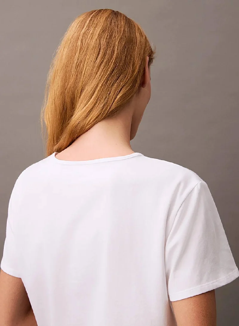 Calvin Klein Jeans  Slim Script Logo T-shirt for Women | Best Price UAE