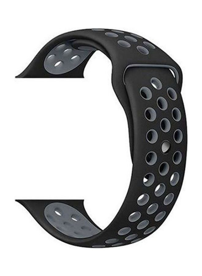 Sport Silicone Breathable Hole Replacement Strap For Apple Watch Series 5.6.7 42/44/45Mm - Image 1